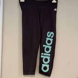 Adidas Calf Length Running/Yoga Leggings